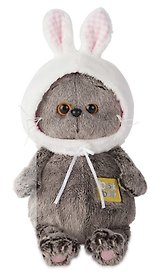 Игрушка мягкая Budi Basa, Басик BABY в шапке-зайка, 20см