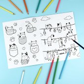 Веселые котята. Книжка-раскраска для детей - 2