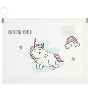 Папка на молнии «Unicorn world», А5