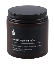 Свеча темная (Тиковое дерево и табак) (120мл) (RJ0117046)