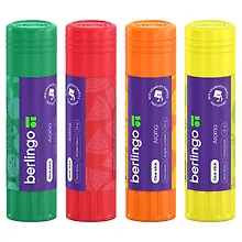 Клей-карандаш «Aroma», Berlingo, 25 г, ароматизированный (яблочный сок, арбуз, сахарное печенье, ананас), ПВП