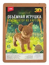 Нг-004 Конструктор из картона. Объёмная игрушка "Собачка"