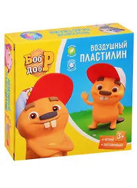 Воздушный пластилин Бобр добр, 4 цвета по 50 мл