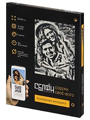 Алмазная мозаика 22х30 см. Серия "СЕЛФИКОНСТРУКТОР". 6 цветов. Классик (Арт.СКА-2452)