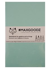 Скетчбук Maxgoodz для графики/письма мятный (А5) (32л)