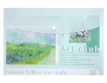 Папка -конверт «Art club» А4 на кнопке, в ассортименте