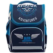 Ранец школьный "AVIATOR" 38*28*16см, модель BASIC. полиэстер