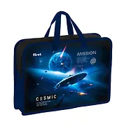 Папка для тетрадей А4 "Cosmic" пластик, текст.ручки