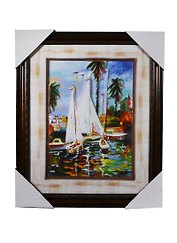 Декоративная картина из ПВХ (объемное литье) в рамке из МДФ (29367) (32,5х40)