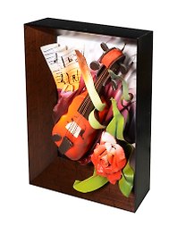 Панно из кожи Скрипка (27х32) (625391)