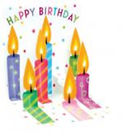 3D открытка Праздничные свечки (Birthday Candles) (мини) (TR205)