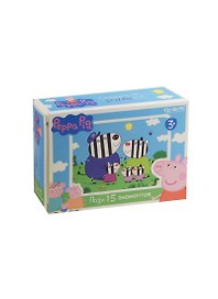 Пазл «Peppa Pig» мини 15 элементов, в ассортименте, Origami