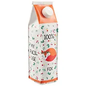 Пенал «Пакет молока с лисой», 22 х 6 см