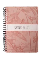 Блокнот А5 80 листов, клетка, "Floreale. Coral"