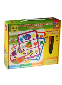 Настольная игра «Мир вокруг» развивающая, Vladi Toys