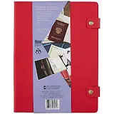 Папка для хранения семейных документов, экокожа, красная