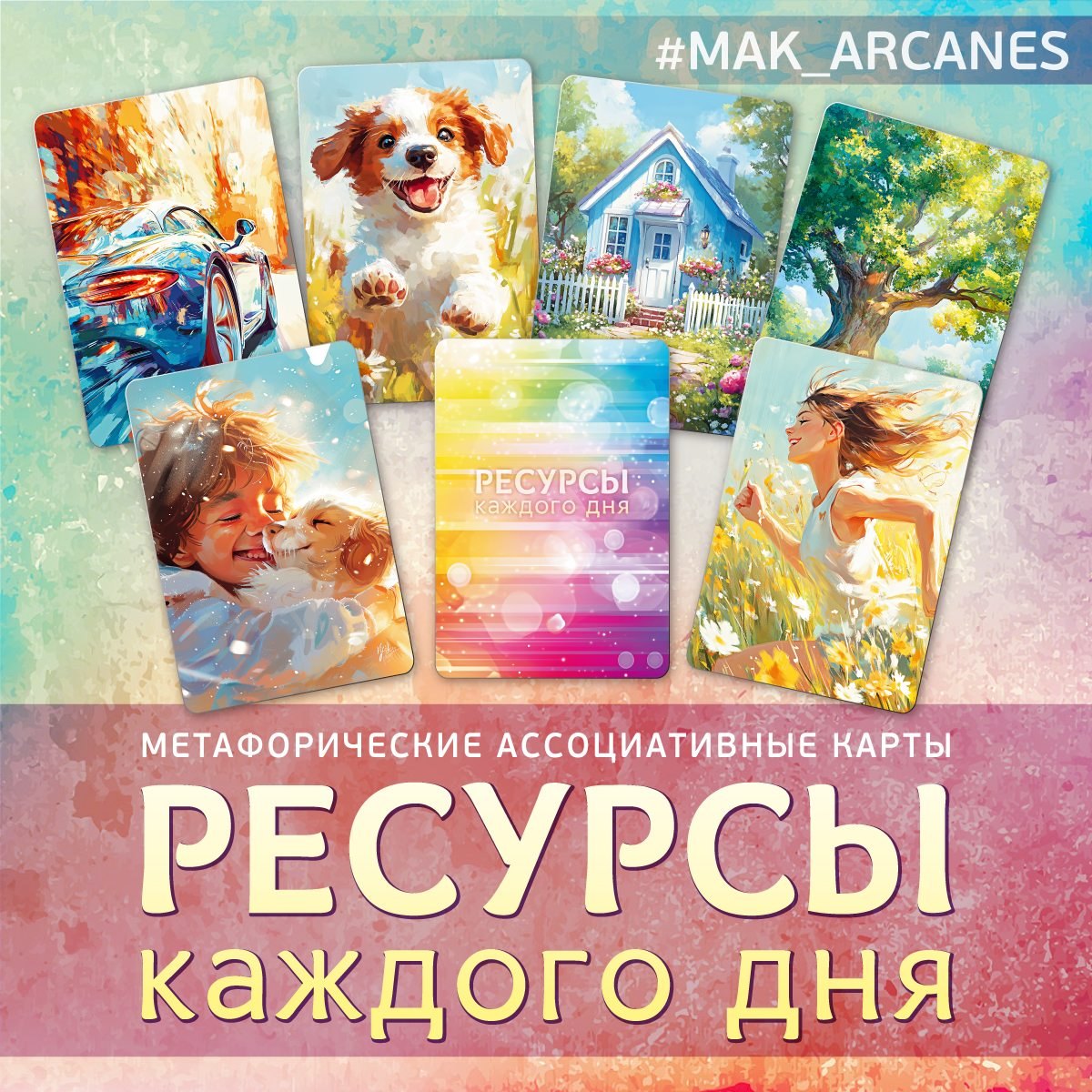 

Метафорические ассоциативные карты Ресурсы каждого дня