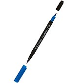 Фломастер «Aqua Brush Duo» кобальт светлый голубой, 2 мм, Lyra - 1