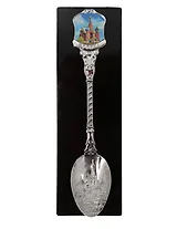 Ложка сувенирная Москва ХВБ (металл, фольга) (цв.серебро) (221CHE-19-18)