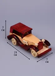 Модель Ретро авто (19х7х7см) (дерево) (7097001/5)