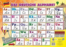 Немецкий язык. Алфавит. Учебный плакат (Формат А2)