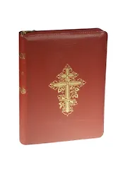 Библия (1127)077DC ZTI(вишн.).кож.на молн.с золот.обрезом