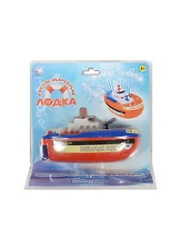 Катер на батарейках 0639B (T15-D62) (186080) (20х21х8см) (3+) (блистер) (в кор. 2х36шт)