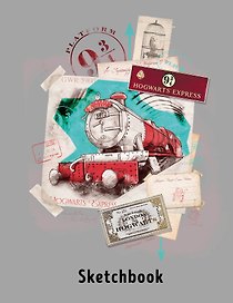 Скетчбук. Гарри Поттер. Платформа 9 и 3/4 (162х210 мм, на навивке, 40 л., плотность бумаги 160 гр.)