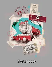 Скетчбук. Гарри Поттер. Платформа 9 и 3/4 (162х210 мм, на навивке, 40 л., плотность бумаги 160 гр.)