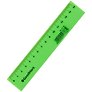 Линейка 15 см пластик, "Neon", GoodMark