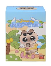 Игрушка Сиамский котик на велосипеде (10см) (пластик) (Blind Box) (12-7655-202508-1040-362)