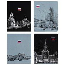 Тетрадь общая «Патриотизм. Контрасты», 48 листов в клетку, A5, в ассортименте - BG