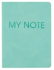 Записная книжка А6 40л кл. "Fantasy. Мятный" иск.кожа