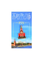 Значок-пин Москва Спасская башня мет.эмаль (55-19-04)
