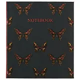 Книга для записей «Бабочки на сером», 96 листов, А5–