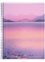 Тетрадь в клетку Academy Style, "Ванильное море", А4, 80 листов