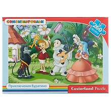 Пазл Castorland Приключения Буратино 260эл.32*23см