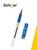 Ручки шариковые синие 12 штук "Comfort" 0,7 мм, Schiller - 2