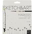 Маркеры для скетчинга 12цв "SKETCH&ART" Графика, Bruno Visconti - 0