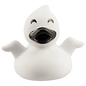 Игрушка для ванной, уточка резиновая FUNNY DUCKS "Уточка привидение" (1896) - 1