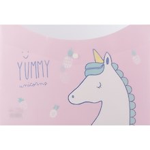 Папка -конверт «Pastel Unicorn» А4 на кнопке, 2 отделения, в ассортименте