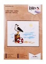 Набор для творчества Klart Вышивание Зарисовки. Чайка 8-386