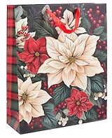 Пакет А4 26*32*12,5 "Зимние цветы" НГ, бум.мат.ламинат