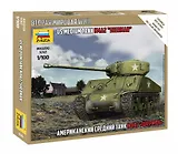 Сборная модель  Американский средний танк Шерман М4А2, 6263, ЗВЕЗДА