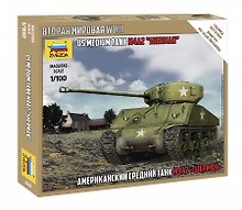 Сборная модель «Американский средний танк Шерман М4А2», ZVEZDA (6263)