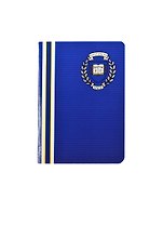 Записная книжка А6 48л кл. "Yale. Blue" блок офсет, мел.картон, выб.УФ-лак, ассорти, Премьера