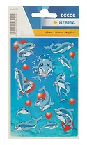 Наклейки Decor "Дельфины". -Germany: HERMA, 3402 381332