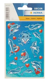 Наклейки Decor "Дельфины". -Germany: HERMA, 3402 381332