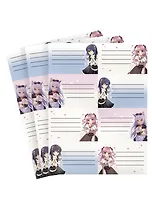 Наклейки для тетрадей 24 штуки "Аниме. Девушки (цветные)"