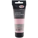 Краска акриловая художественная "Студия" 75мл, розовая светлая, Гамма